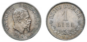 VITTORIO EMANUELE II (1861-1878) 

1 Lira 1863 (valore), Torino argento gr. 5,04. Pagani 517, MIR 1086b.
NGC5782290-003 MS65. Rarissima. Fdc

Ex ...