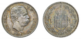 UMBERTO I (1878-1900) 

1 Lira 1886, argento gr. 5,01. Pagani 603, MIR 1103c.
NGC5782333-011 MS65. Fdc

Ex asta Montenapoleone 5, Milano 1984, n....