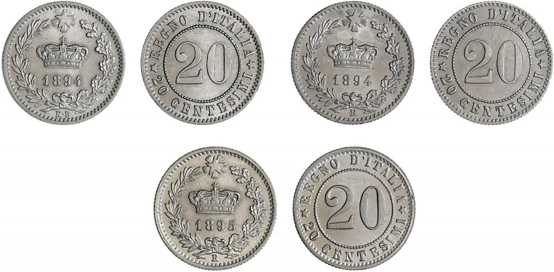 UMBERTO I (1878-1900) 

20 Centesimi 1894, Nickel gr. 3,95. Pagani 610, MIR 11...