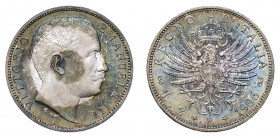 VITTORIO EMANUELE III (1900-1946) 

2 Lire 1906, argento gr. 9,99. Pagani 730, MIR 1139f,
NGC5782323-007 MS66. Fdc

Ex asta Montenapoleone 5, Mil...