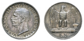 VITTORIO EMANUELE III (1900-1946) 

5 Lire 1933, argento gr. 4,99. Pagani 716, MIR 1137k.
NGC5782322-002 MS63. Rarissima. Fdc

Ex asta Kunst und ...