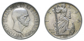 VITTORIO EMANUELE III (1900-1946) 

10 Lire 1936 A. XIV, argento gr. 9,97. Pagani cfr. 700.
NGC5782312-013 MS63. Rarissima. Fdc

Di presentazione...