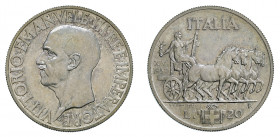 VITTORIO EMANUELE III (1900-1946) 

20 Lire 1937 A. XV, argento gr. 20,06. Pagani 682, MIR 1130b, Davenport 147.
NGC5782291-002 MS64. Rarissima. Fd...