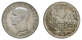 VITTORIO EMANUELE III (1900-1946) 

20 Lire 1939 A. XVIII, argento gr. 20,15. Pagani 684, MIR 1130d, Davenport 147.
NGC5781496-020 MS65. Rarissima....