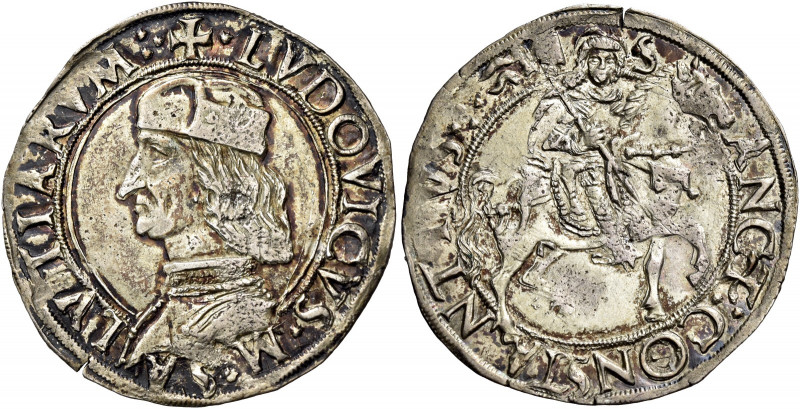 Carmagnola. Ludovico II di Saluzzo, 1475-1504 

Cavallotto, AR 3,84 g. + LVDOV...