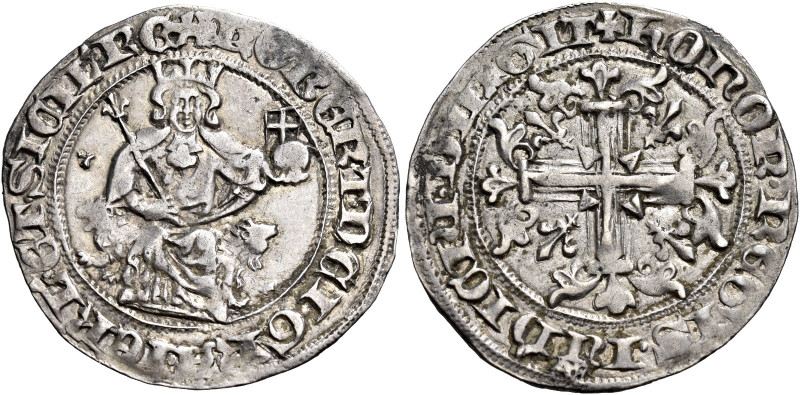 Napoli. Roberto d’Angiò, 1309-1343 

Gigliato, AR 3,94 g. + ROBERT DEI GRA IER...
