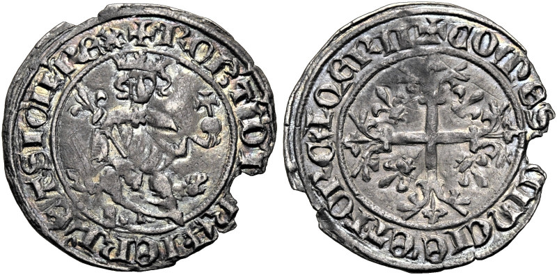 Napoli. Roberto d’Angiò, 1309-1343 

Mezzo gigliato di Provenza, Avignone, AR ...