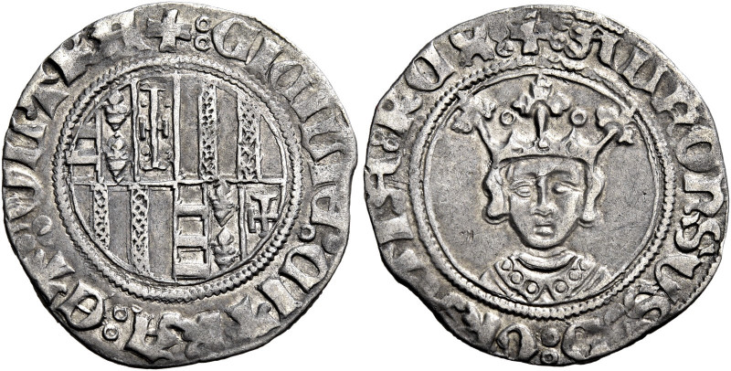 Napoli. Alfonso I d’Aragona, 1442-1458 

Reale, AR 3,00 g. ALFONSVS D GRATIA R...