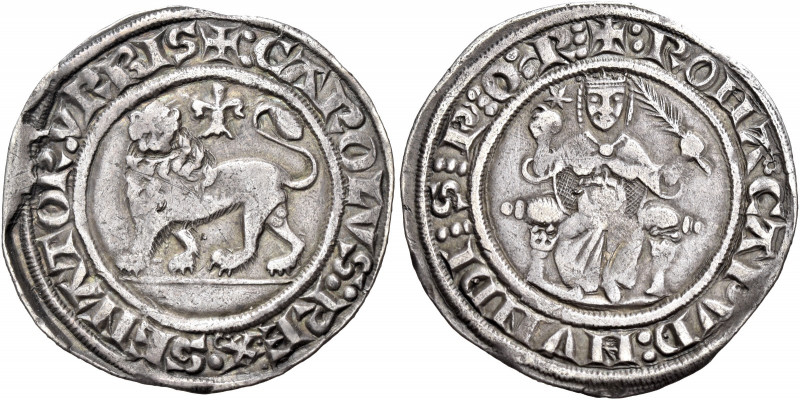 Roma. II e III senatoriato: 1268-1278 e 1281-1284 

Grosso rinforzato, AR 3,89...