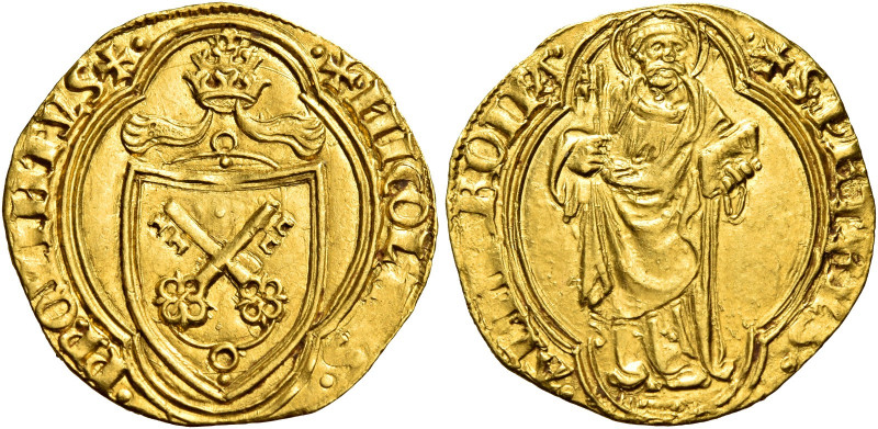 Roma. Nicolò V (Tommaso Parentucelli), 1447-1455 

Ducato papale, AV 3,52 g. +...