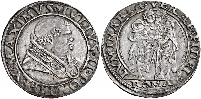 Roma. Giulio II (Giuliano della Rovere), 1503-1513 

Giulio, AR 3,80 g. IVLIVS...