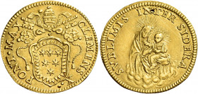 Roma. Clemente X (Emilio Altieri), 1670-1676 

Scudo, AV 3,33 g. CLEMENS X – PONT MAX Stemma sormontato da triregno e chiavi decussate. Rv. SVBLIMIS...