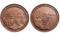 Roma. Gregorio XVI (Bartolomeo Cappellari), 1831-1846

Medaglia anno V/1835, Æ 165,04 g. – Ø 75 mm. Per le opere idrauliche di deviazione del fiume ...