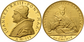 Roma. Giovanni XXIII (Angelo Giuseppe Roncalli), 1958-1963 

Medaglia anno III (1961), AV 65,03 g. – Ø 44 mm. Per la canonizzazione del card. Gregor...