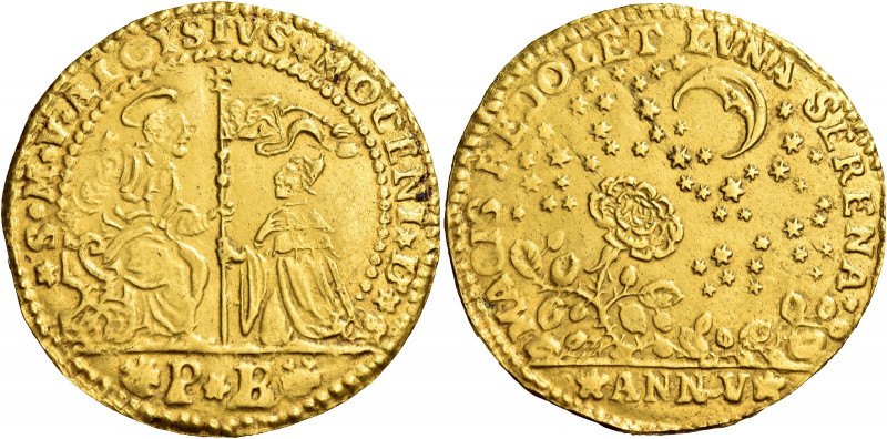 Venezia. Alvise II Mocenigo, 1700-1709

Osella da 6 zecchini anno V (1704), AV...