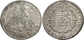 Austria. Giuseppe I d’Asburgo imperatore del S.R.I, 1705-1711 

Tallero 1710 Hall, AR 28,71 g. Davenport 1018.
Spl