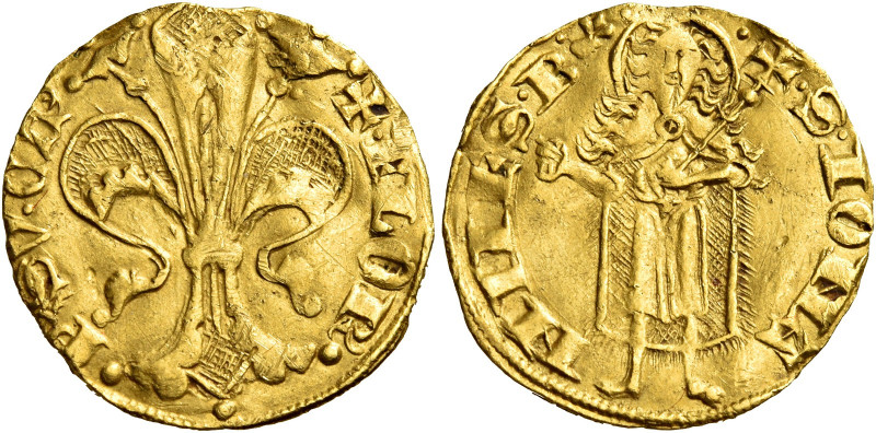 Francia. Cambrai. Guido IV de Ventadour, 1342-1349 

Fiorino, AV 3,33 g. Gambe...