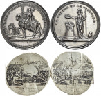 Francia. Napoleone I imperatore, 1805-1814 

Medaglia 1807, AR – Ø 52 mm. Per le vittorie dal 1796 al 1807 (opus: Johann Thomas Stettner). Contiene ...