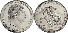 Regno Unito. Giorgio III, 1760-1820 

Corona 1818 Londra. Seaby 3787.
Fondi lucenti. Sottili segni di spazzolatura, altrimenti q.Fdc
