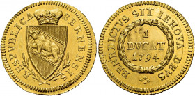 Svizzera. Repubblica di Berna 

Ducato 1794 Berna. Friedberg 180.
Migliore di Spl

Sigillata Raffaele Negrini 27 luglio 2005.