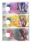 Maldives 5-10-20 Rupees 2015
P# A26,26,27; UNC