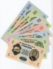 Mongolia Lot of 7 Banknotes 1955
P# 28 - 34; AUNC-UNC