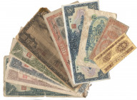 China Lot of 10 Notes 1920 - 1950
Various Dates & Denominations; VG-VF
