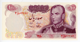 Iran 100 Rials 1971 SH 1350 (ND)
P# 98; #563344; UNC