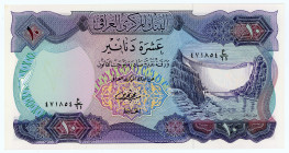 Iraq 10 Dinars 1973 (ND)
P# 65; #458174; UNC