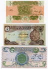 Iraq Lot of 3 Banknotes 1992 - 1993 AH 1412 - AH 1413
P# 77 - 79; UNC