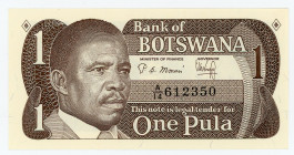 Botswana 1 Pula 1983 (ND)
P# 6a; #612350; UNC