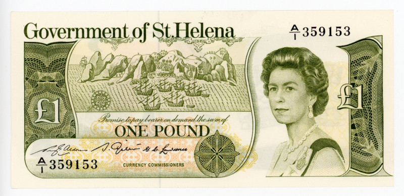 Saint Helena 1 Pound 1981
P# 9; #A/1 359153; UNC