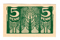 Estonia 5 Penni 1919
P# 39; AUNC