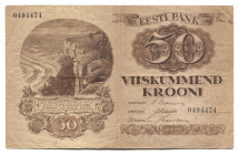 Estonia 50 Krooni 1929
P# 65a; 0494474; XF-