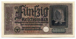 Germany - Third Reich 50 Reichsmark 1940 - 1945 (ND) Reich's Credit Treasury Note
P# R140; # C 6533172; German Occupied Territories - WWII;; UNC