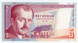 Germany - FRG 5 Schilling 2019 Specimen "Porshe 356"
# B1 000213; Fantasy Banknote; Limited Edition; Made by Matej Gábriš; BUNC