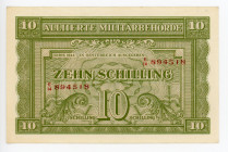 Austria 10 Schilling 1944
P# 106; #894518; UNC-