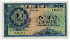 Austria 1000 Schilling 1944
P# 111; #A/01 529582; AUNC-