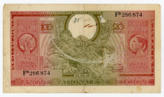 Belgium 100 Francs 1943
P# 123; #286874; VF