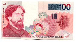 Belgium 100 Francs 1995 - 2001 (ND)
P# 147; #13800912171; UNC