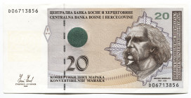 Bosnia & Herzegovina 20 Convertible Maraka 2008
P# 75a; #D06713856; UNC