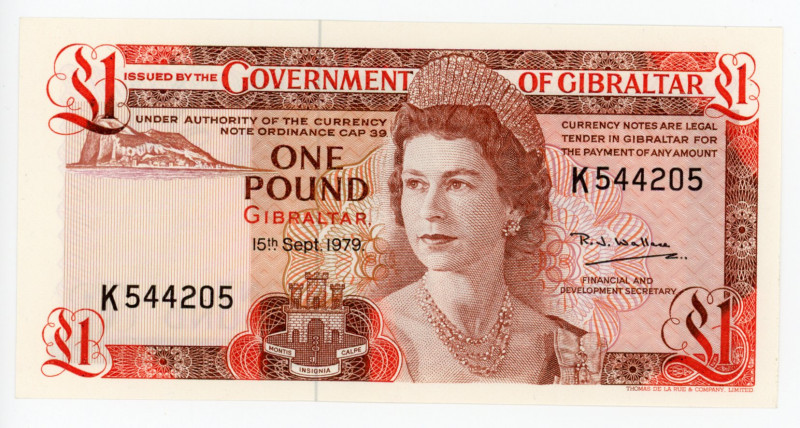 Gibraltar 1 Pound 1979
P# 20b; #K544205; UNC