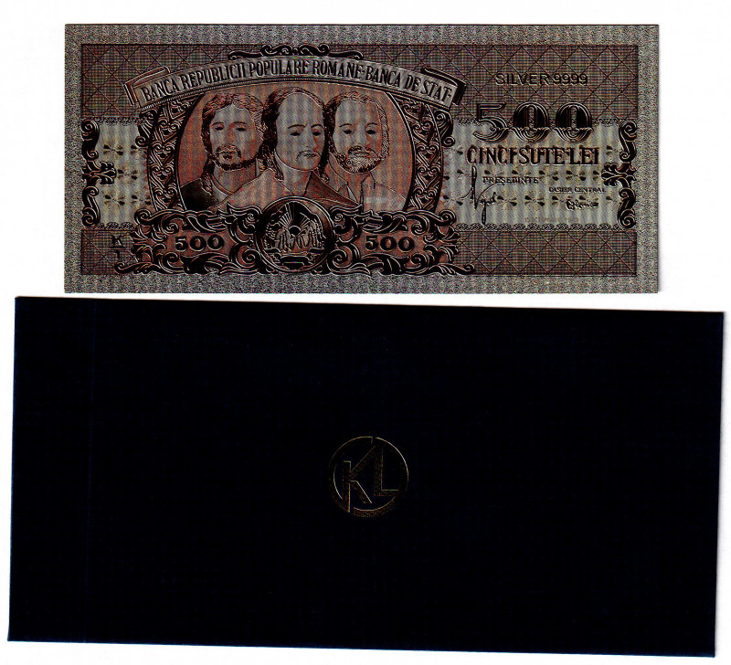 Romania 500 Lei 1949 Souvenir in Booklet
UNC