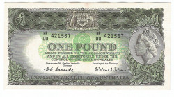 Australia 1 Pound 1953 - 1960 (ND)
P# 30a; #421567; AUNC-