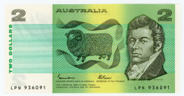 Australia 2 Dollars 1985 (ND)
P# 43e; #LPN936091; UNC
