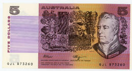 Australia 5 Dollars 1990 (ND)
P# 44f; #QJL873260; XF