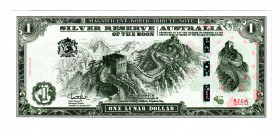 Australia 1 Lunar Dollar 2017
Silver reserve of the moon; UNC