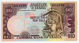 Samoa 10 Tala 2002 (ND)
P# 34b; #J414196; UNC