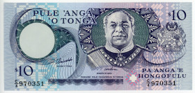 Tonga 10 Pa'anga 1995 (ND)
P# 34c; #970351; UNC