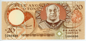 Tonga 20 Pa'anga 1995 (ND)
P# 35c; #293426; UNC